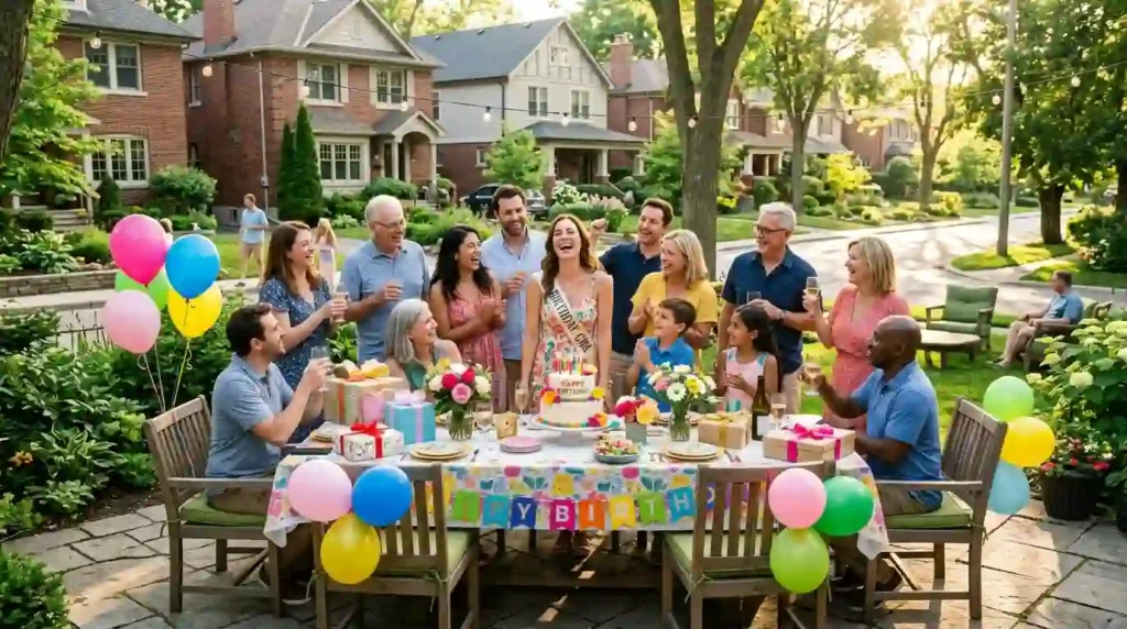 Celebration Birthday Wishes for Neighbor