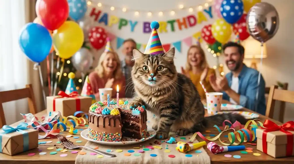 Funny Birthday Wishes With Cats