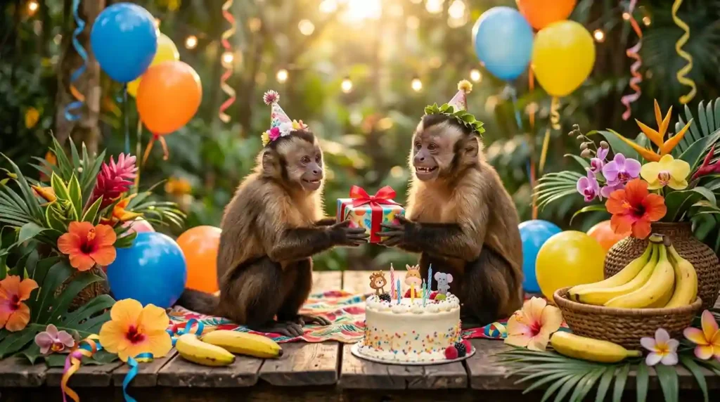 Thank You Monkey Birthday Messages