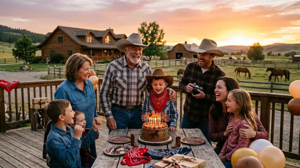 Family Funny Cowboy Birthday Wishes