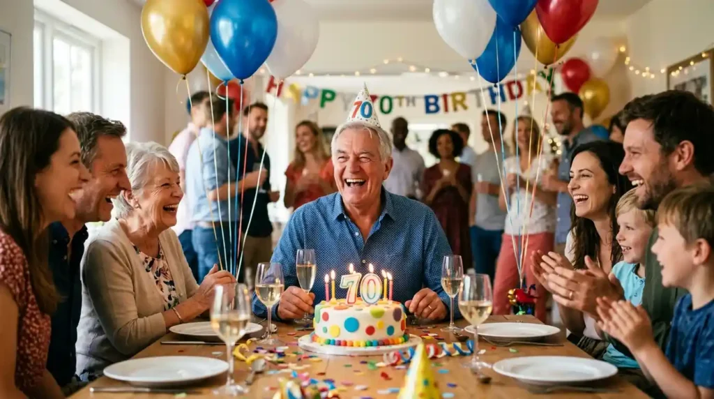  Funny Birthday Wishes for 70 Year Old Man