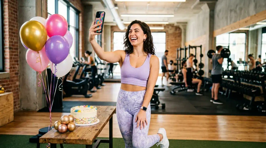 Funny Fitness Birthday Captions For Social Media