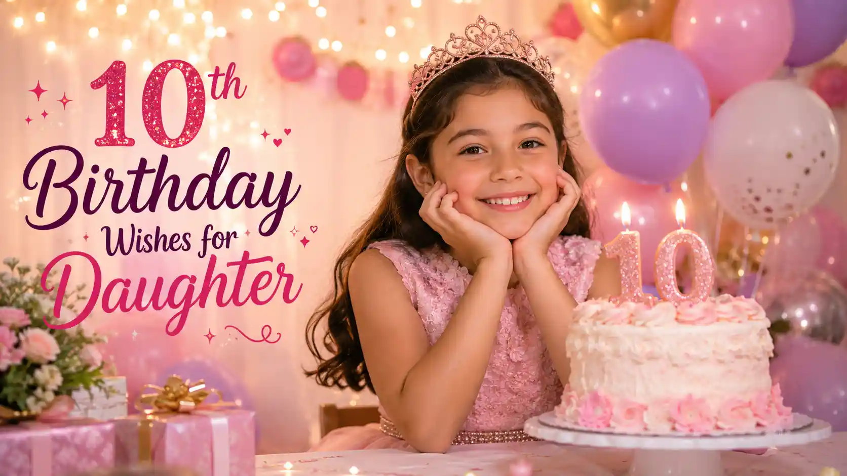 10th Birthday Wishes for Daughter