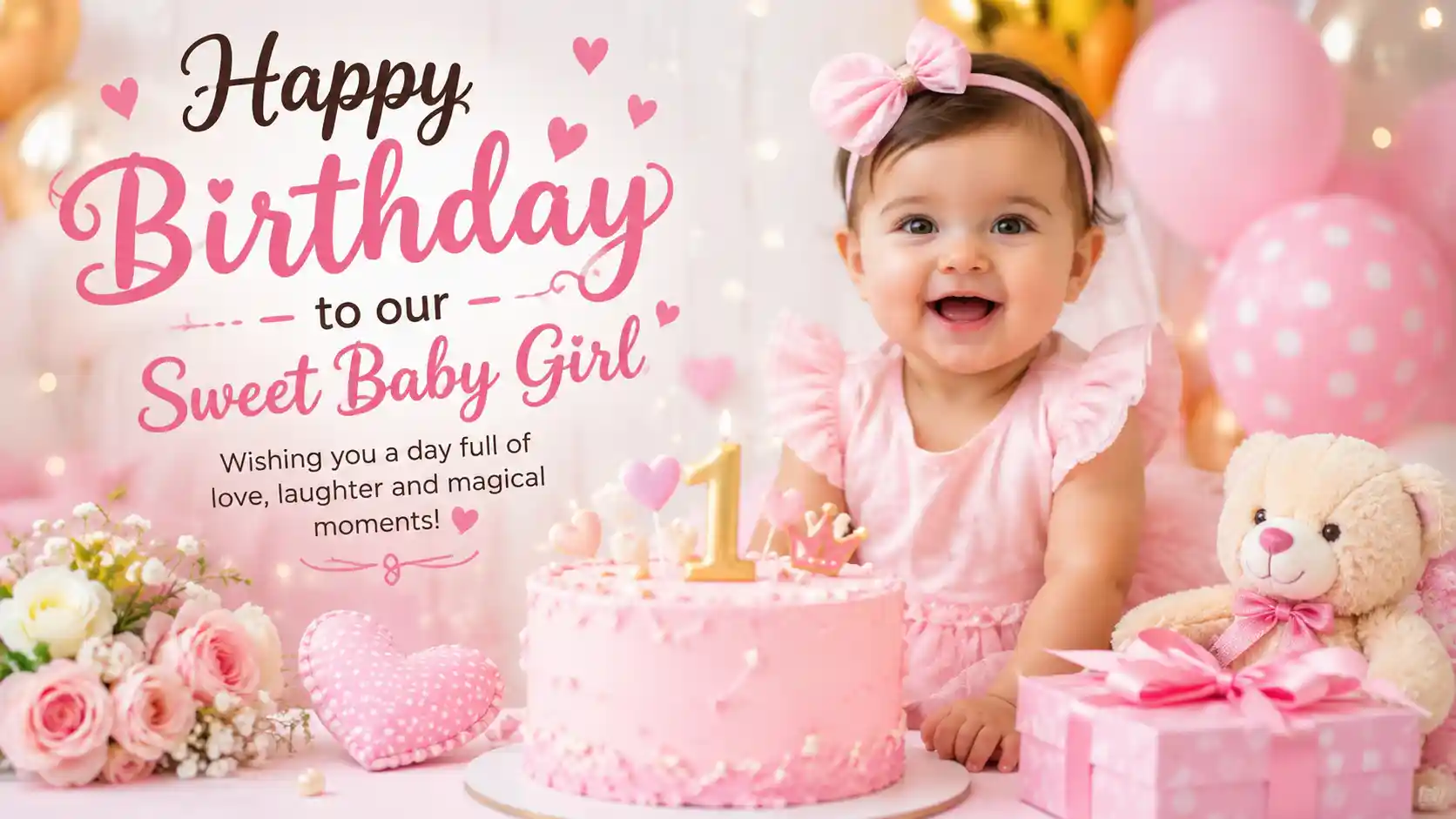Baby Girl Birthday Wishes