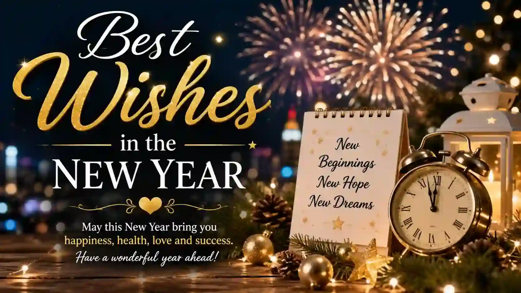 Best Wishes In The New Year