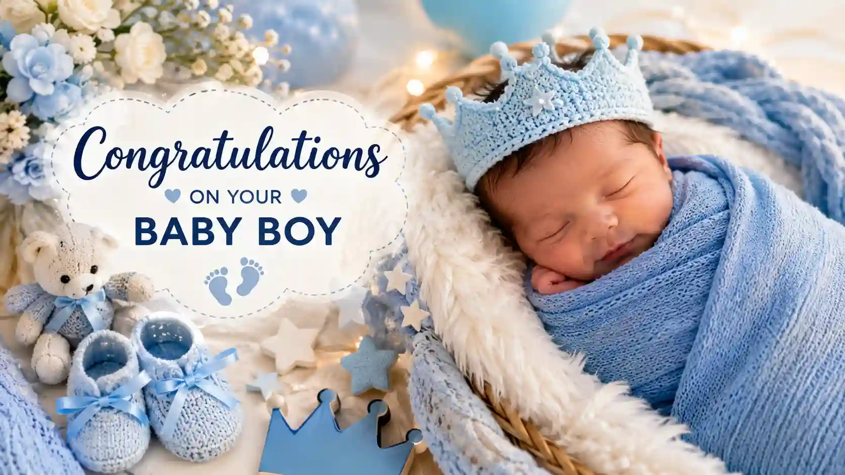 Congratulations on Baby Boy Wishes