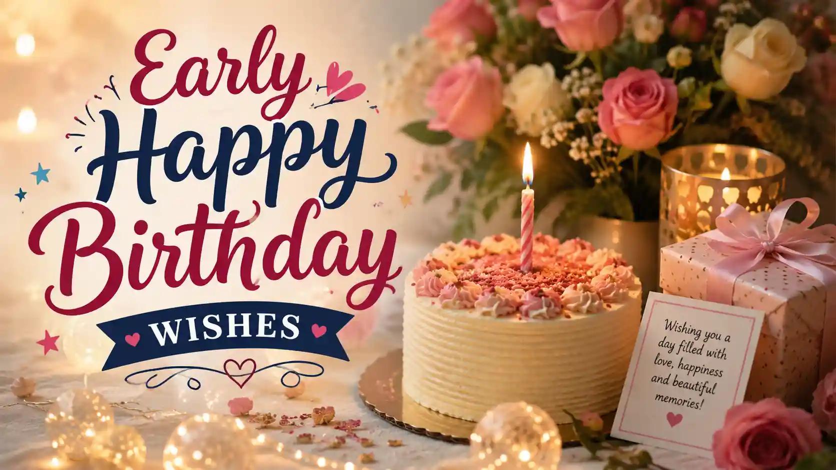 Early Happy Birthday Wishes