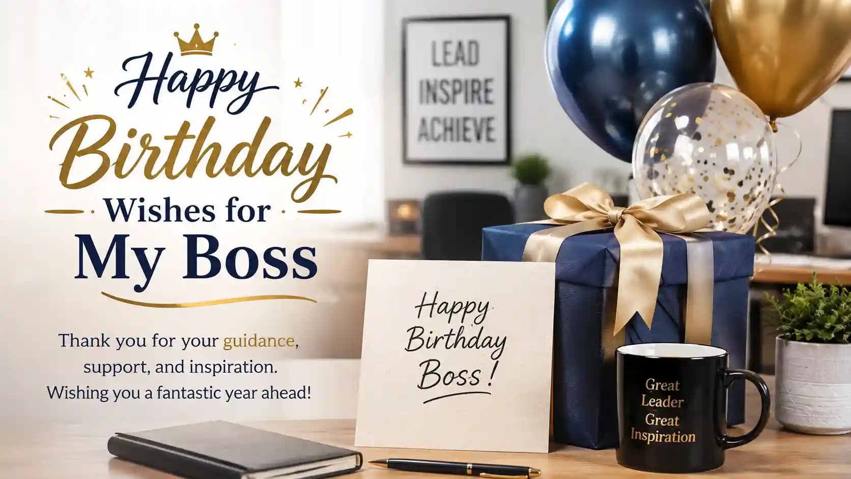 Happy Birthday Wishes for My Boss