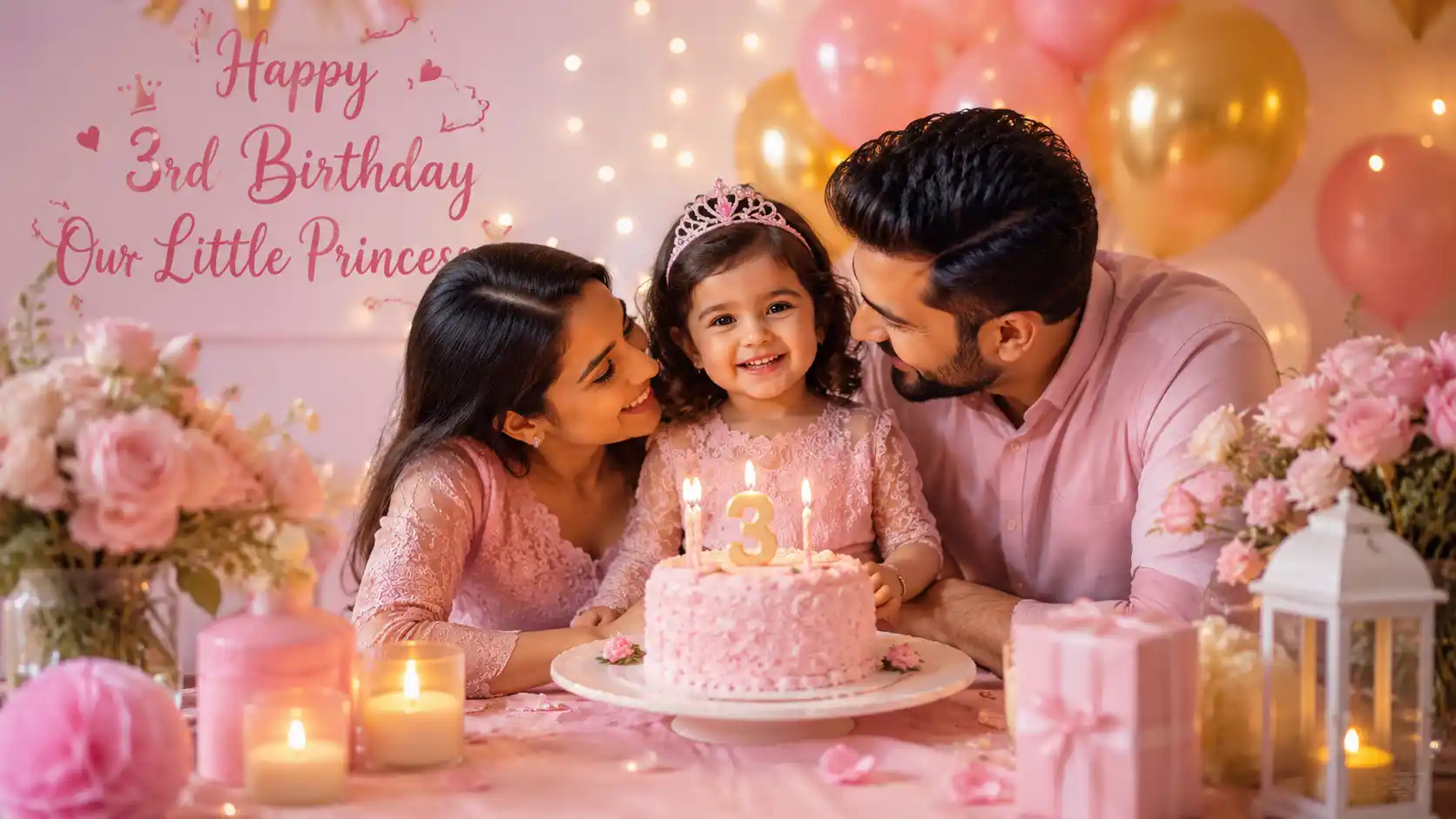 Heartwarming Birthday Wishes for 3 Years Daughter