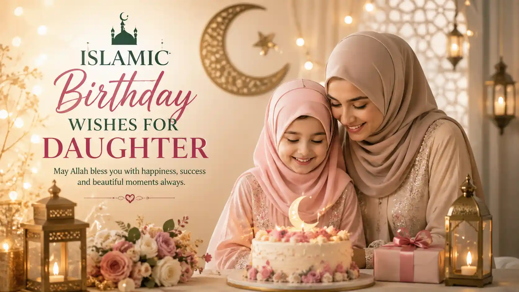 Islamic Birthday Wishes for Daughter