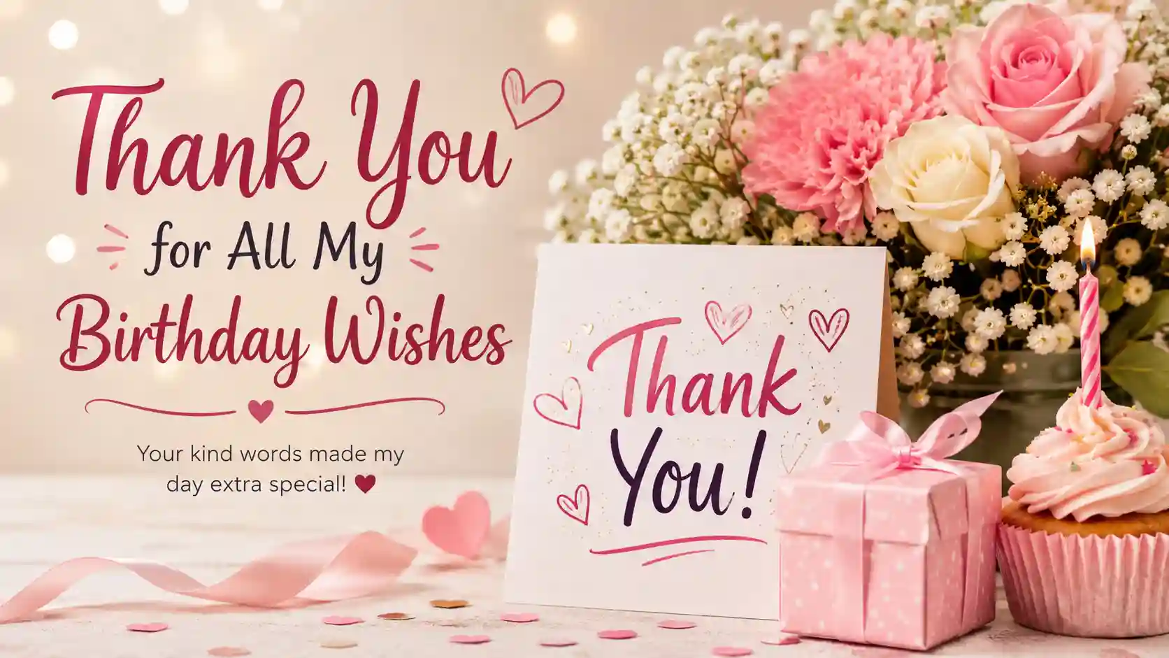 Thank You for All My Birthday Wishes