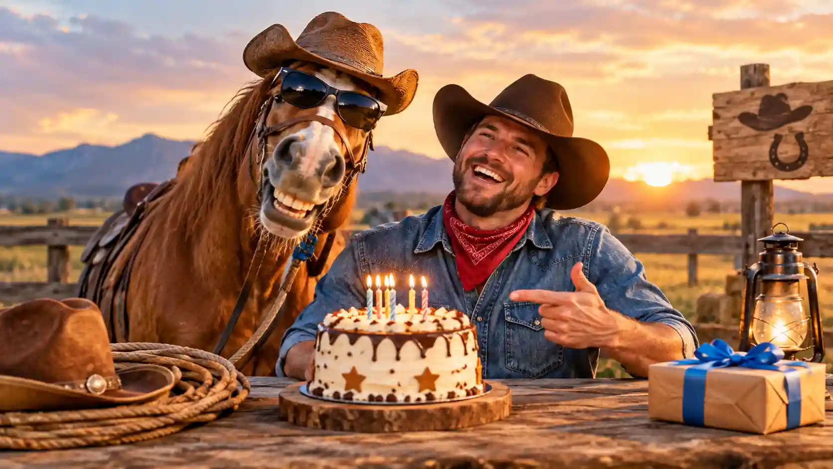 Funny Cowboy Birthday Wishes