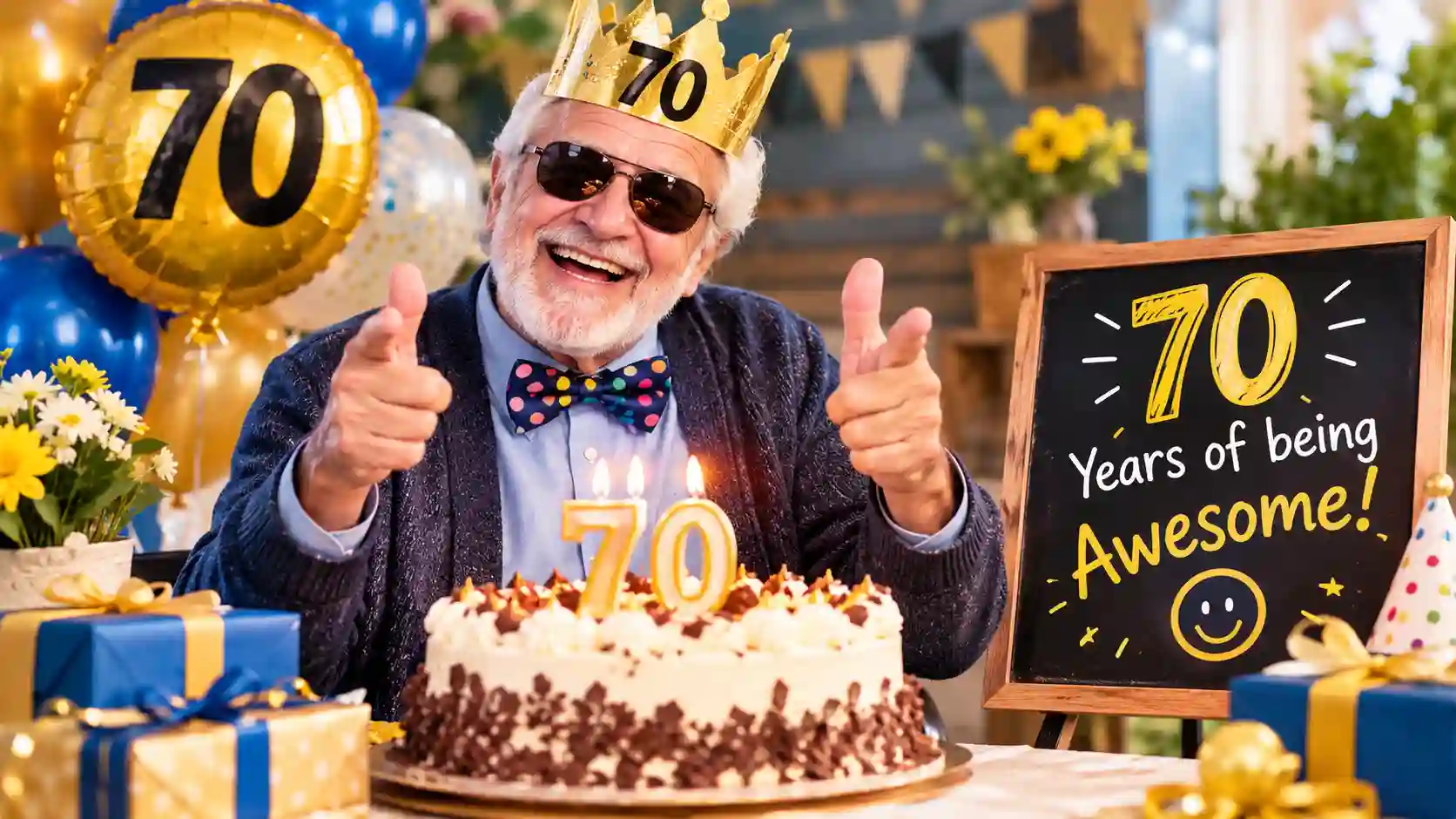 Happy 70th Birthday Wishes Funny