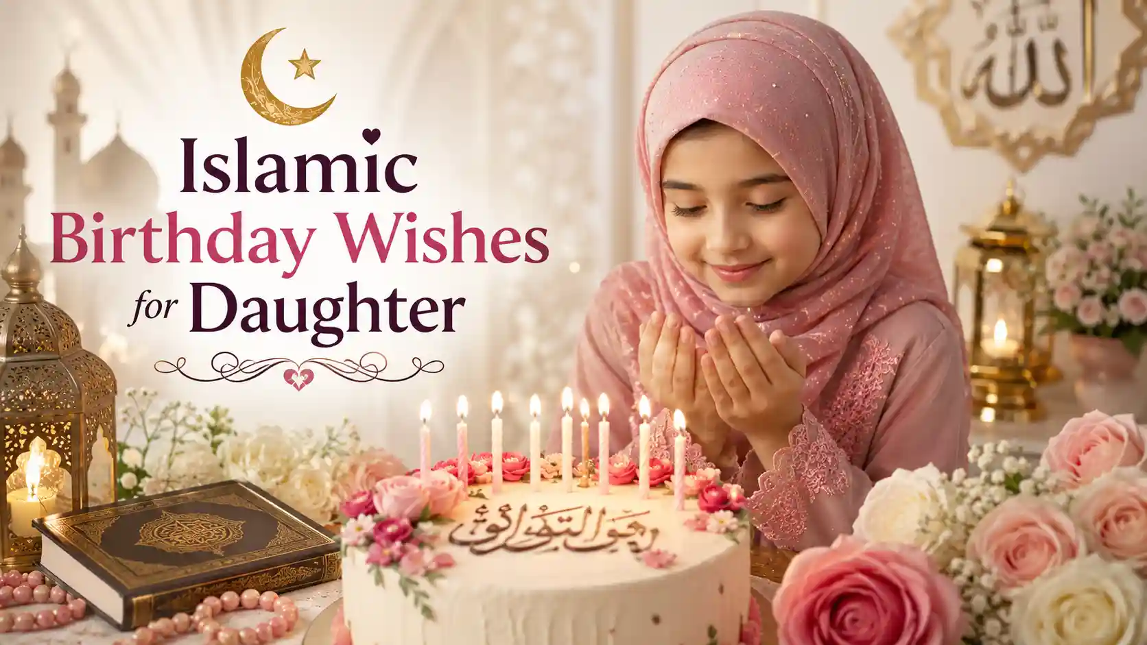 Islamic Birthday Wishes for Daughter