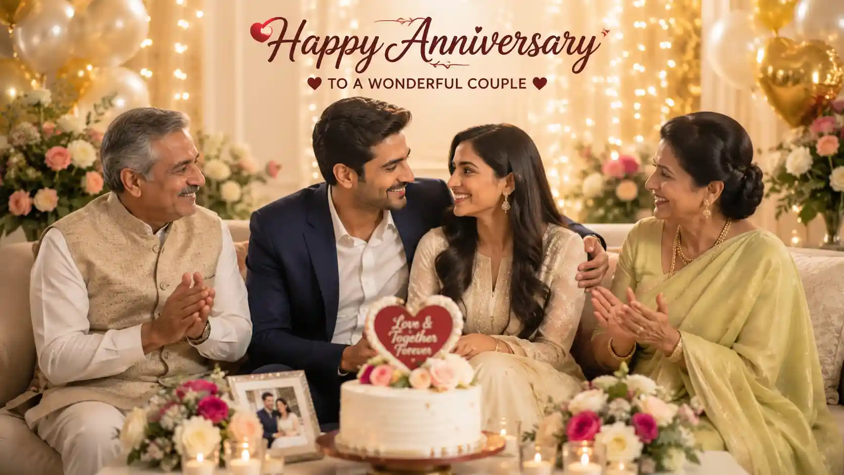 Son and Daughter in Law Anniversary Wishes