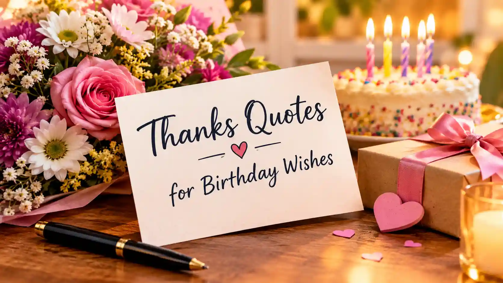 Thanks Quotes For Birthday Wishes